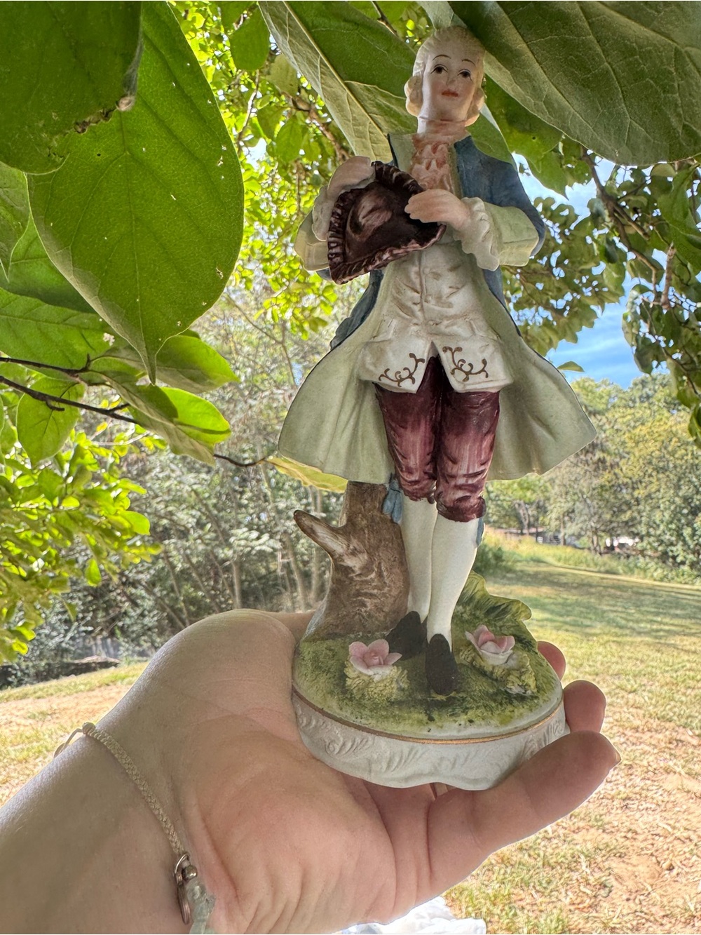 Vintage Napco Classic Gallery CT9256 Porcelain Caring Gentleman Figurine